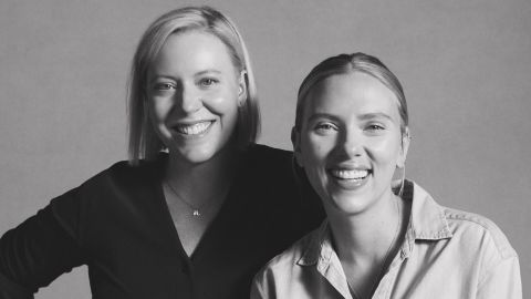 The Outset co-founders Kate Foster and Scarlett Johansson.