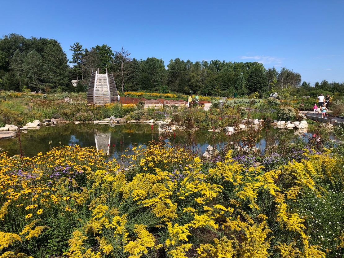 The Pollinator and Bird Garden in the Arboretum at Penn-State.