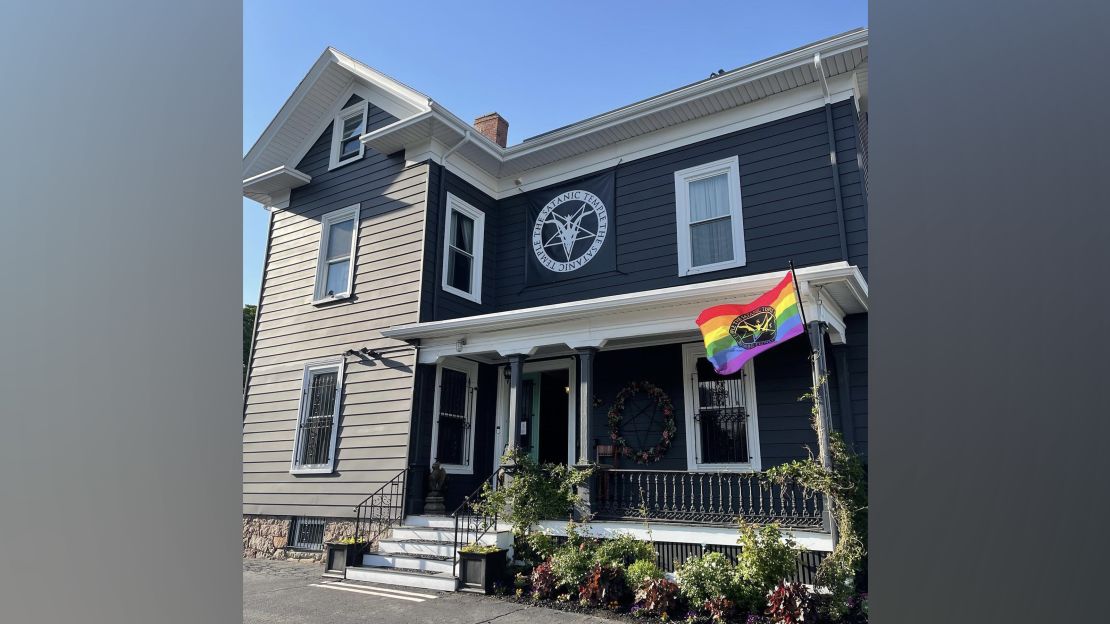 The Satanic Temple headquarters in Salem, Massachusetts, is located in a former funeral parlor.