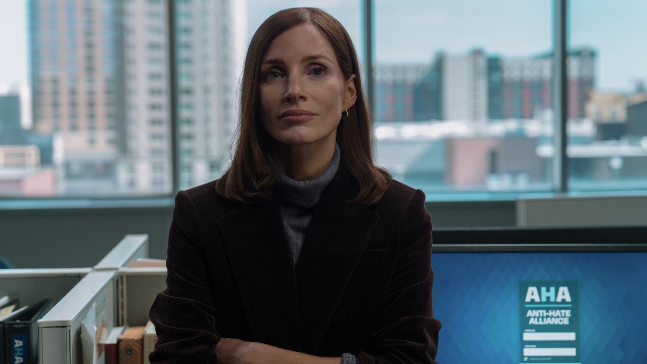 Jessica Chastain in “The Savant”