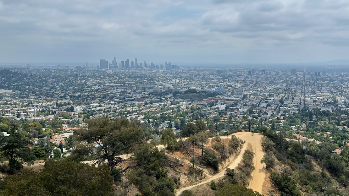 The view from Griffith Observatory