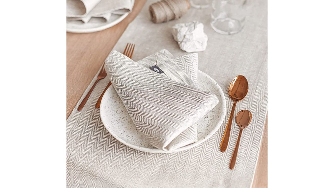 Thing Stories Pure 100% Flax Linen Napkins 