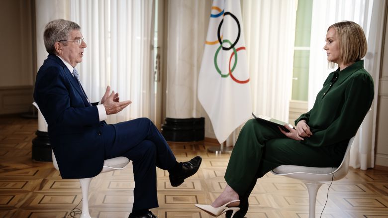 CNN's Amanda Davies sits down with Thomas Bach for the IOC president's exit interview.