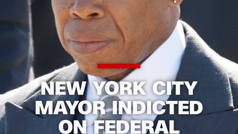 What’s in the 5-point indictment against New York Mayor Eric Adams?