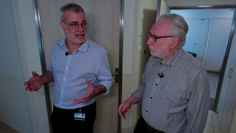 CNN visits hospital where Israeli hostages will be released