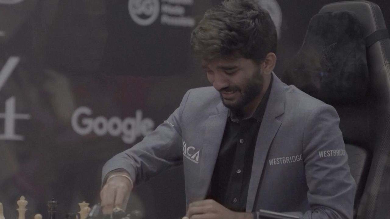Indian Gukesh Dommaraju, 18, becomes the youngest ever chess world champion after Ding Liren blunder