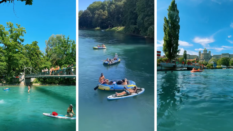 Swim to work? See how Swiss residents switch up their commute | CNN