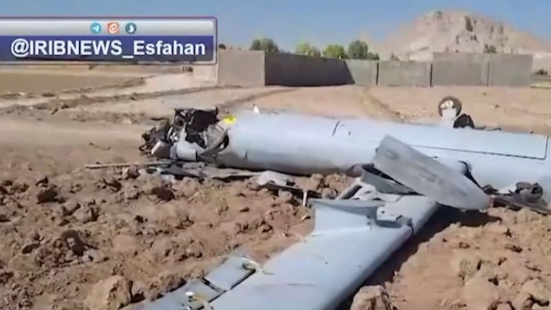 Iranian state TV shows footage of Israeli drone