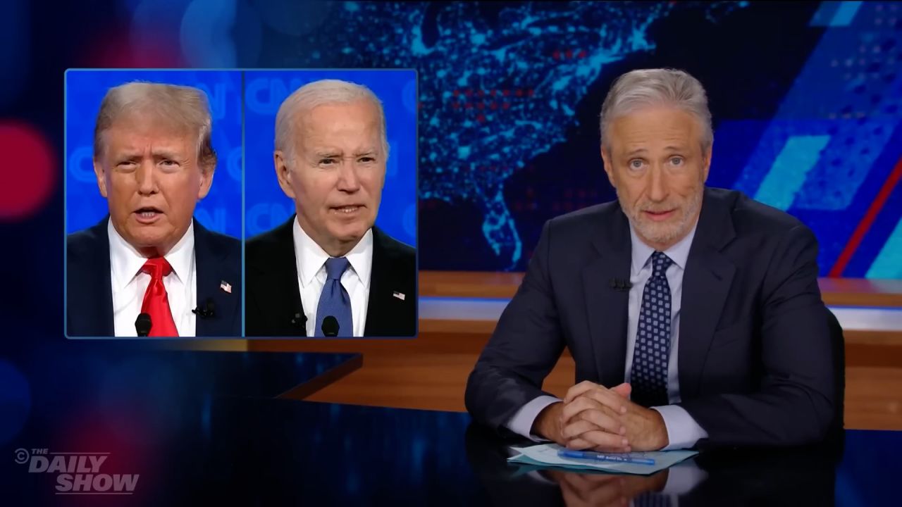 Watch: Jon Stewart reacts to Biden-Trump debate performance | CNN