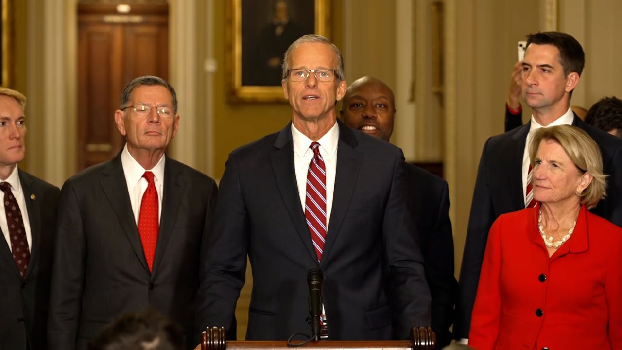 Video Sen. John Thune speaks after winning GOP Senate leadership race