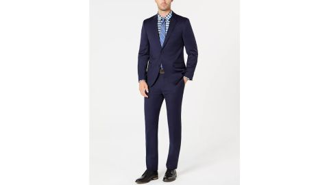 Tommy Hilfiger Men's Slim-Fit TH Flex Stretch Wool Suit