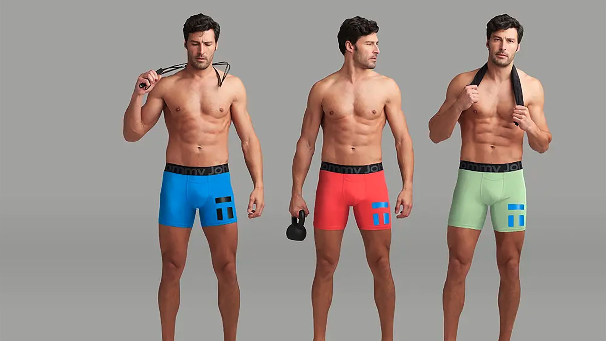 Tommy John Men's Underwear – 360 Sport Boxer Briefs with Contour