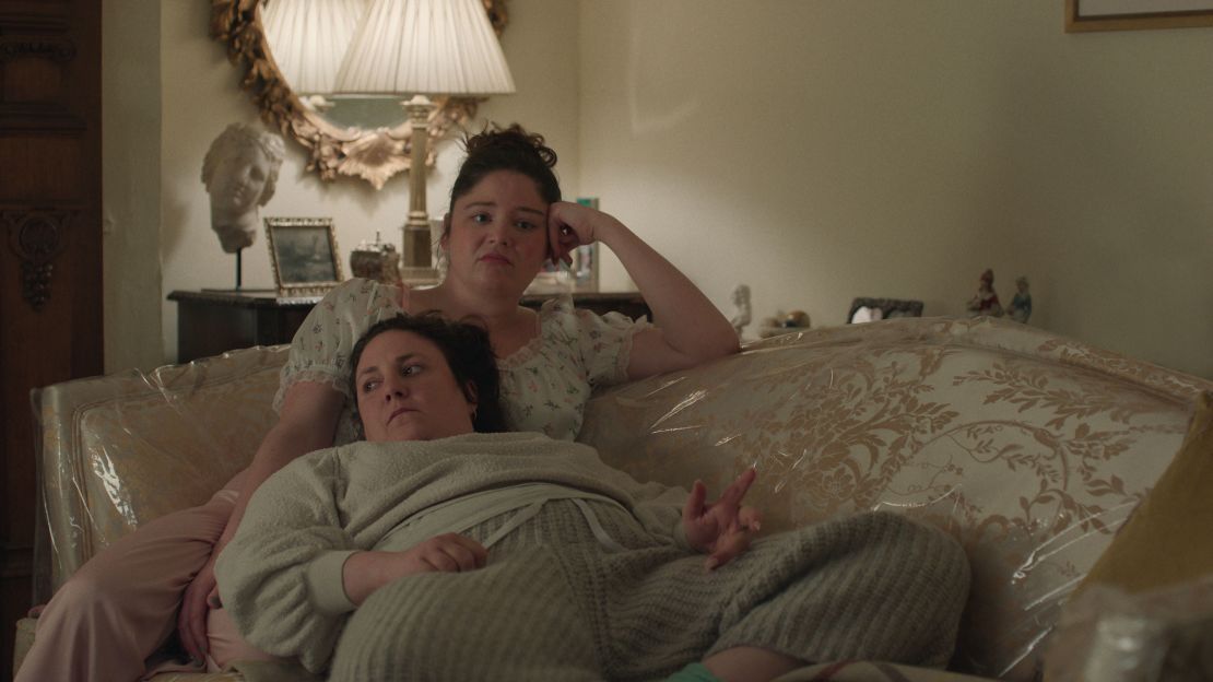Meg Stalter and Lena Dunham in “Too Much.”