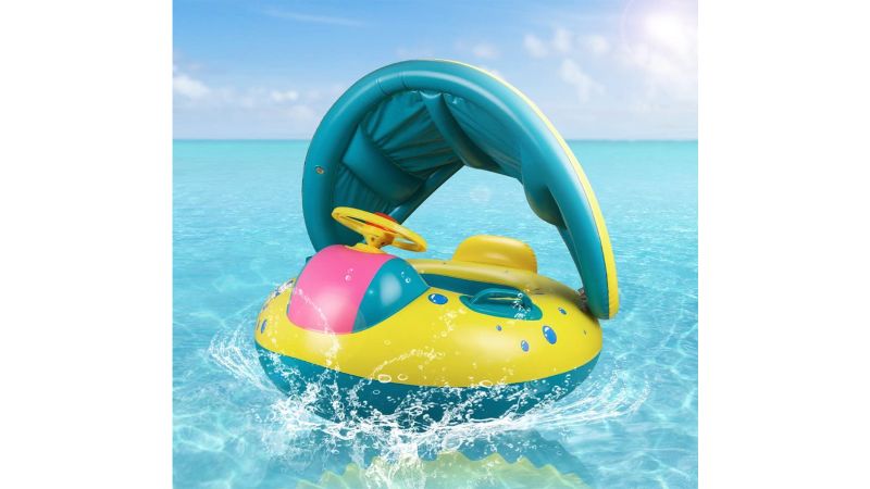Obuby Inflatable Avocado Pool Float Floatie with Ball Fun Pool Floats Floaties 