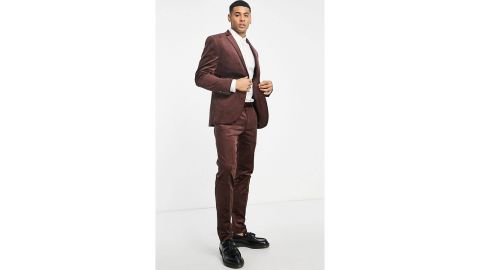 Topman Skinny Cord Suit
