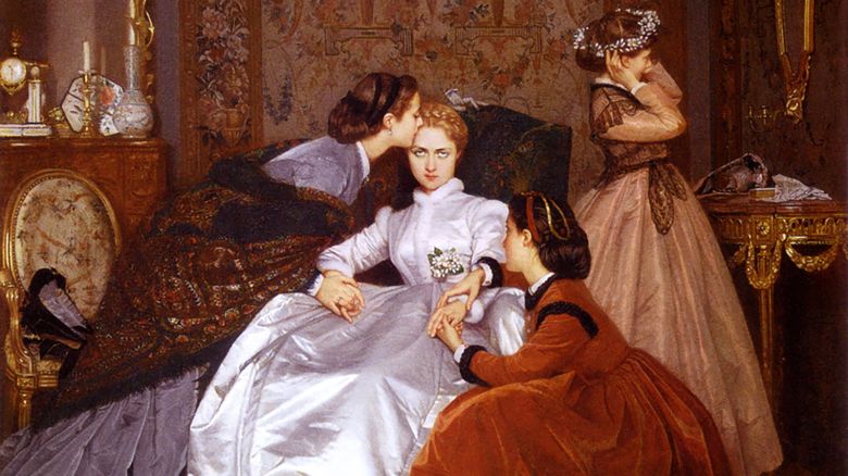 <em>La Fiancée Hésitante</em><br /><br /><br /><em>The Reluctant Bride, 1866</em>