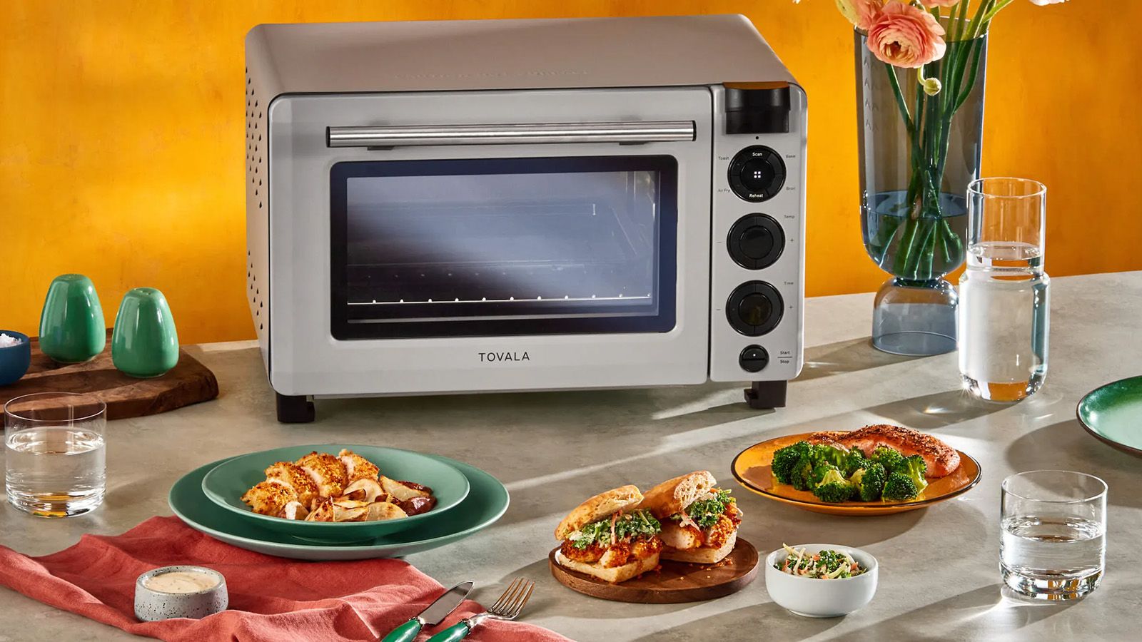 Tovala Smart Oven, 5-in-1 Air Fryer Oven Combo - Air Fry, Toast, Bake,  Broil, and Reheat - Smartphone Controlled Countertop Convection and Toaster  Oven - With Tovala Meal Credit ($50 Value) - WiFi - Yahoo Shopping