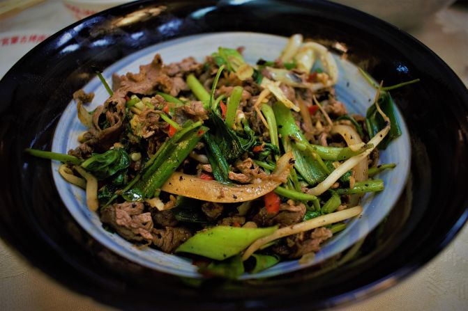 <strong>Mongolian BBQ (Taiwan): </strong>Despite the name, Mongolian BBQ is a technique that originated in Taiwan. "[It] consists of the combination of sliced meat, noodles and vegetables quickly cooked over a flat circular metal surface," says Taiwanese native Erin Yang.