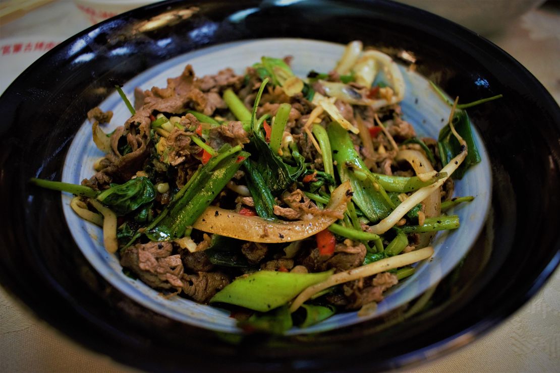 Mongolian barbecue actually comes from Taiwan.
