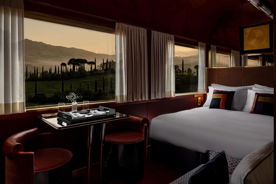 Italy's La Dolce Vita train will traverse Italy on its luxurious journeys.