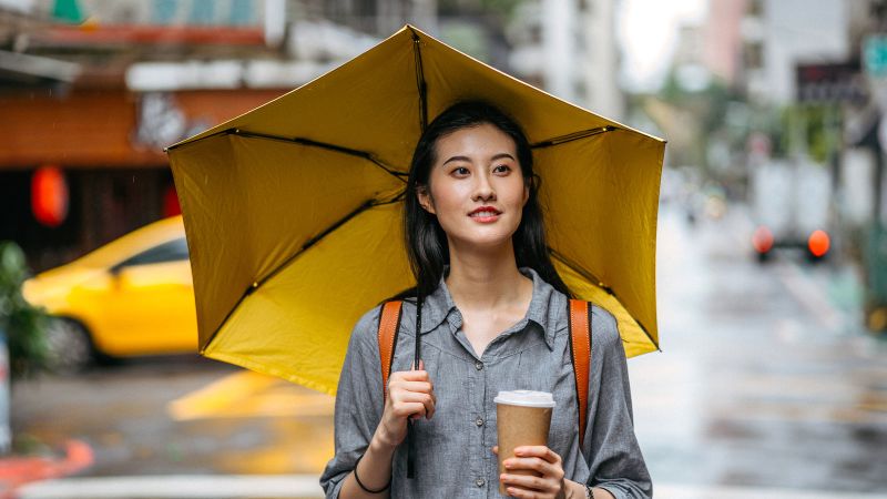 Lejorain Mini Best Lightweight Travel Sun&Rain Umbrella for Women Small&Portable&UV Protection 50