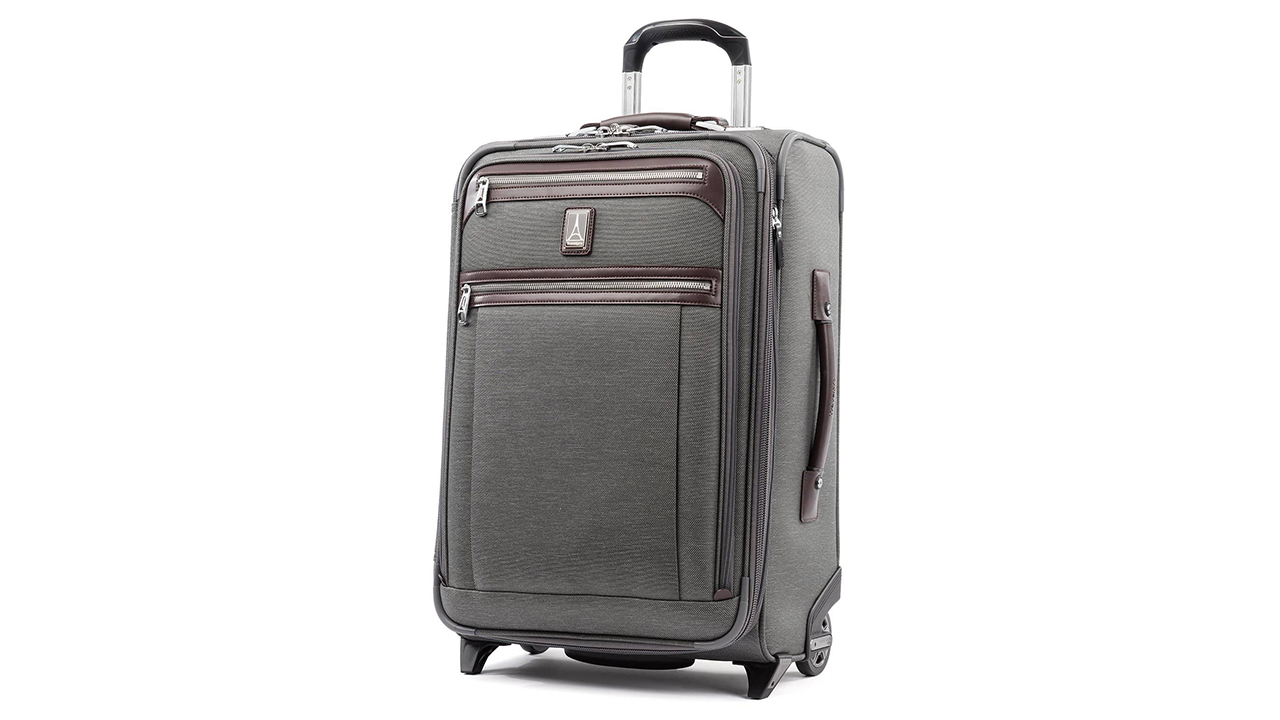 Travelpro Platinum Elite Carry-On Rollaboard stock photo