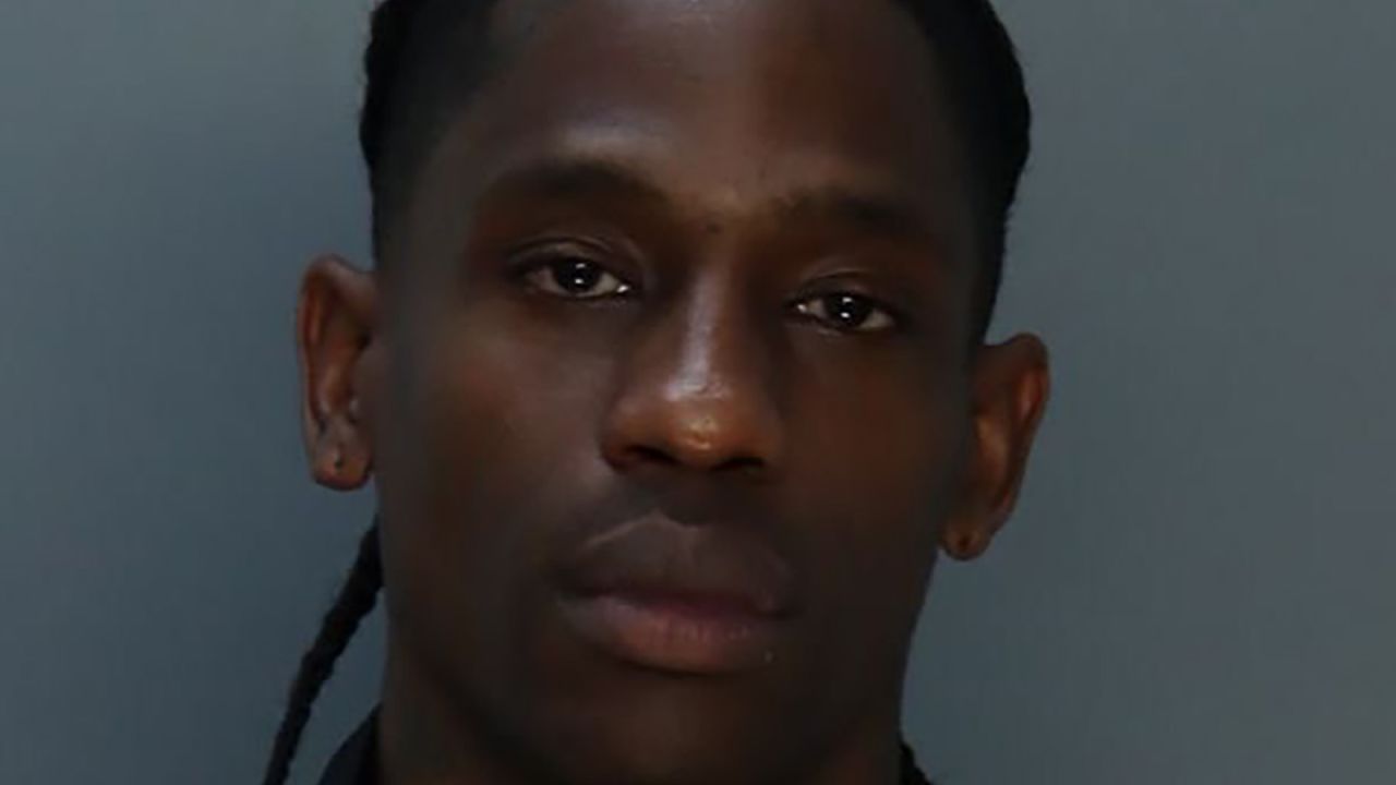 Travis Scott was arrested in Miami-Dade County.
