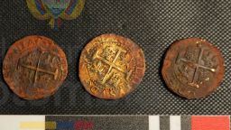 Colombia has recovered some treasures from a 300-year-old shipwreck called the San José including gold coins and a canon.