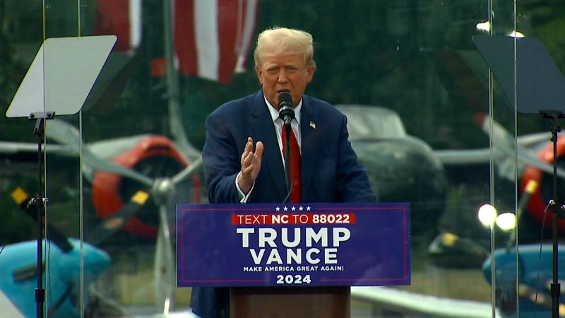 Video: Trump addresses Barack and Michelle Obama’s speeches at the DNC | CNN Politics