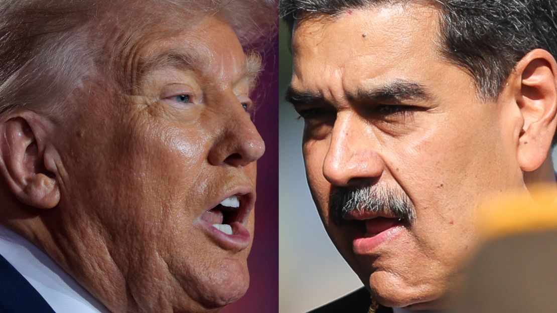 Donald Trump y Nicolás Maduro.