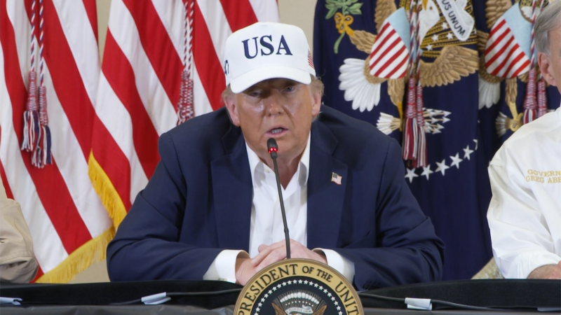Trump: 'Only a very evil person' would ask about Texas flood alert delays
