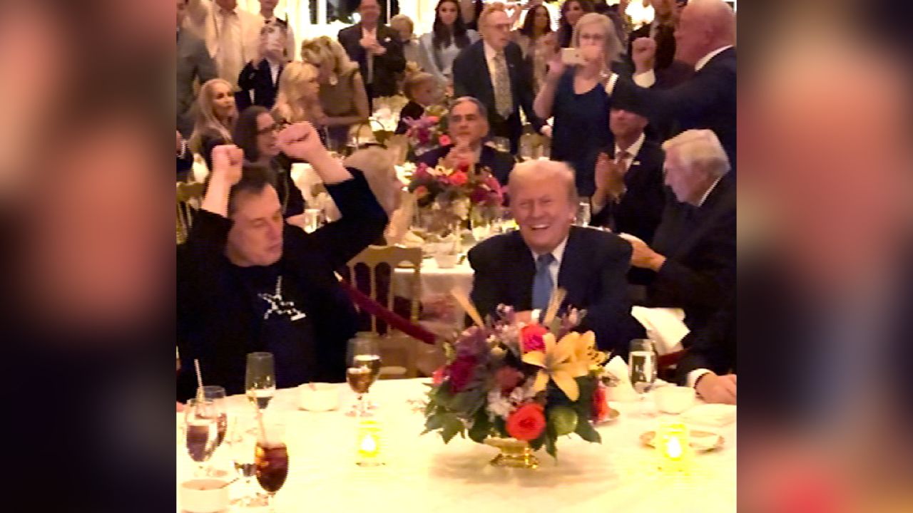 Musk joins Trump and family for Thanksgiving at Mar-a-Lago | CNN Politics