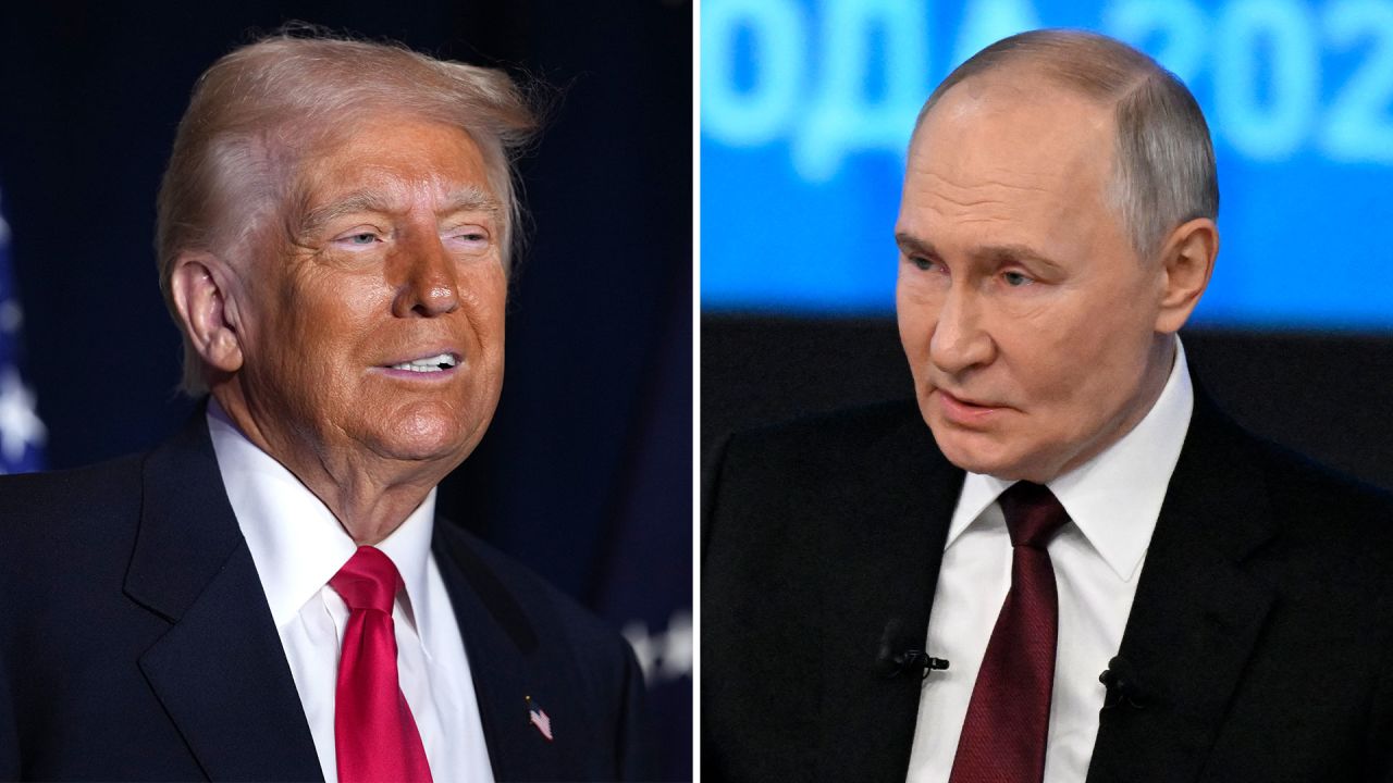 President Donald Trump and President Vladimir Putin.