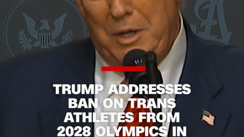 Trump Plans Genetic Testing to Bar Transgender Athletes at 2028 LA Olympics