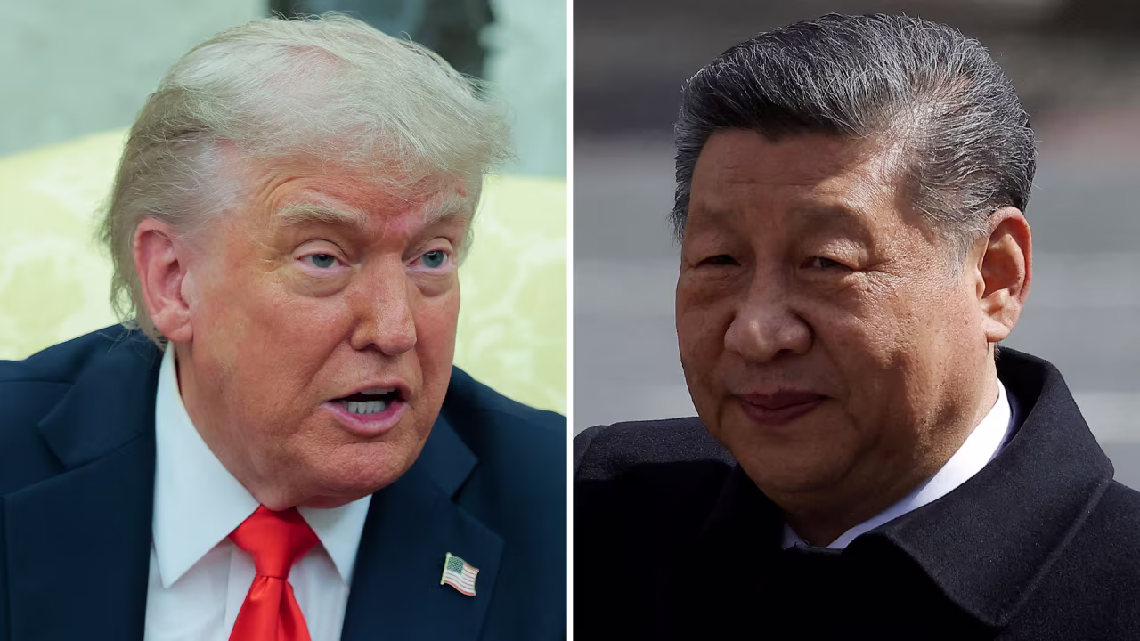 US President Donald Trump and Chinese leader Xi Jinping.