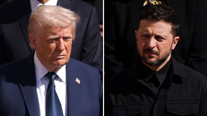 Президентът на САЩ Доналд Тръмп и украинският президент Володимир Зеленски