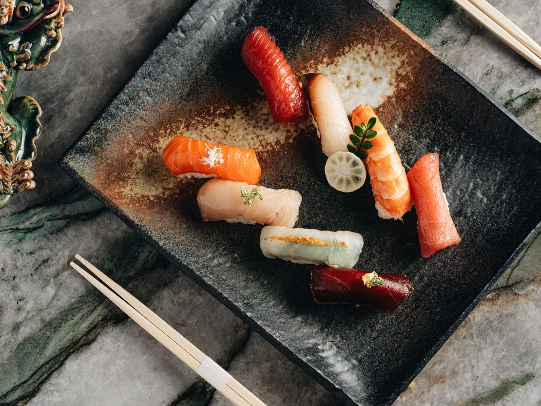 Nomikai, a sushi counter that offers freshly-grated wasabi, is one of several new restaurants.
