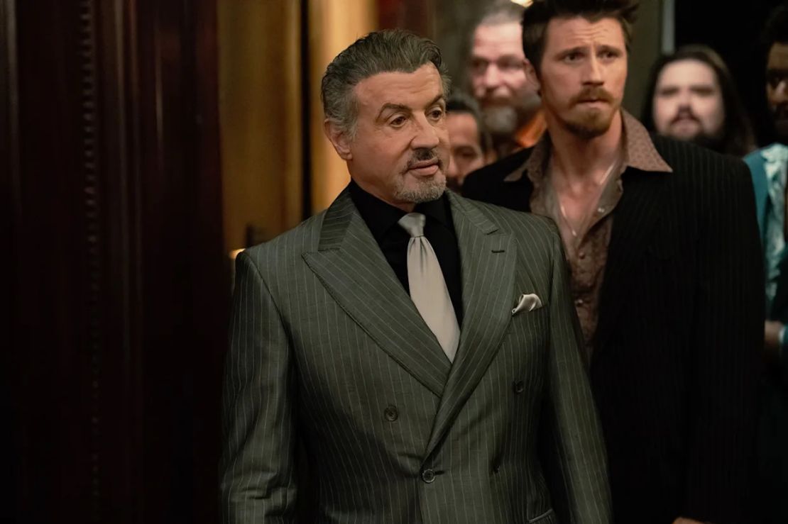 Sylvester Stallone en la serie "Tulsa King".