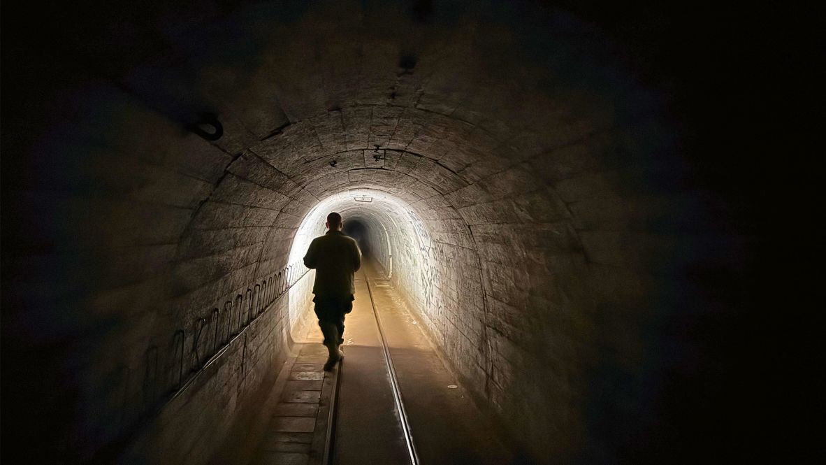<strong>Below ground:</strong> A 20-mile network of tunnels, shafts and chambers lies hidden beneath the countryside in western Poland, where it was built by Nazis as a strategic outpost before World War II.