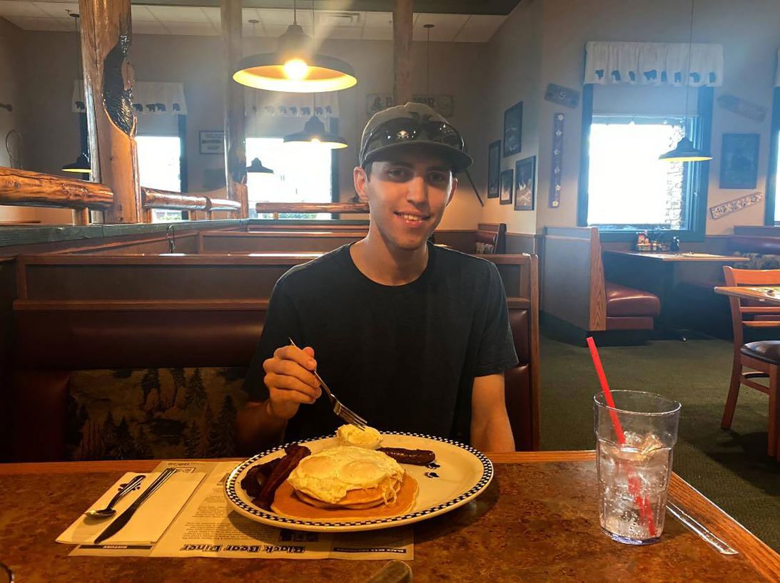Tyler Robinson is seen in a social media photo.