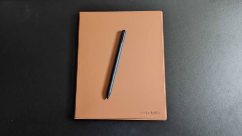 The Type Folio is slim, but it still protects the ReMarkable 2 when closed by covering the entire tablet.