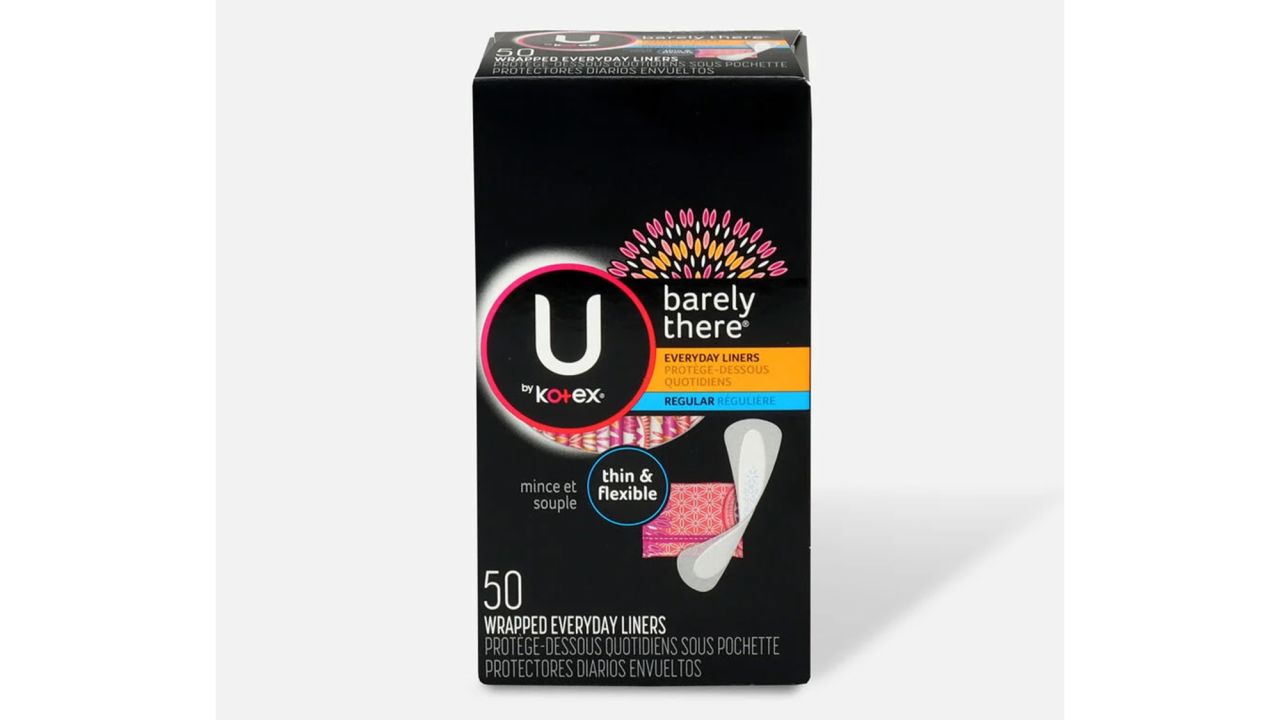 U by Kotex Barely There Thong Panty Liners, 50 Count Pantyliner, Buy Women  Hygiene products online in India