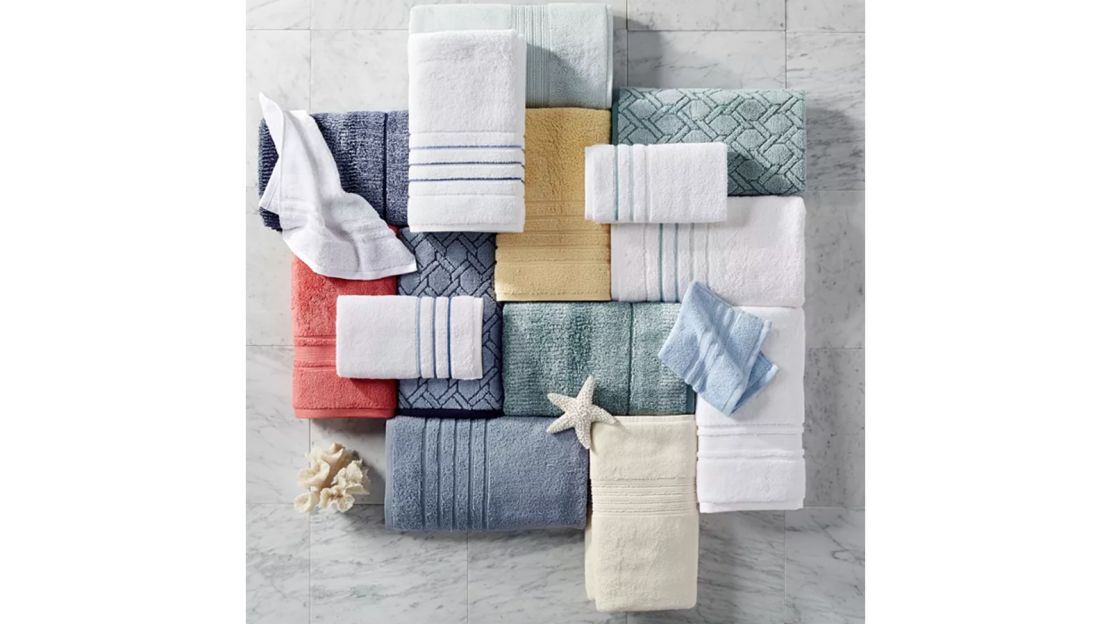 Hotel Collection Classic Metallic Stripe Bath Towel, Created for Macy's -  Macy's