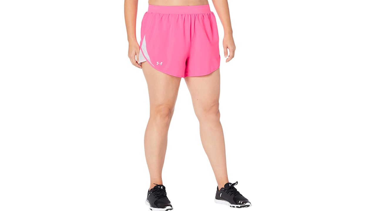 Under Armour Plus Size Fly By 2.0 Shorts cnnu.jpg