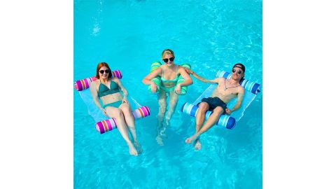 Sloosh Inflatable Pool Float Hammock, 3-Pack