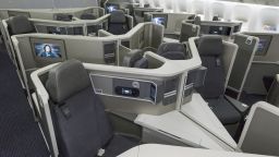 underscored american airlines business class