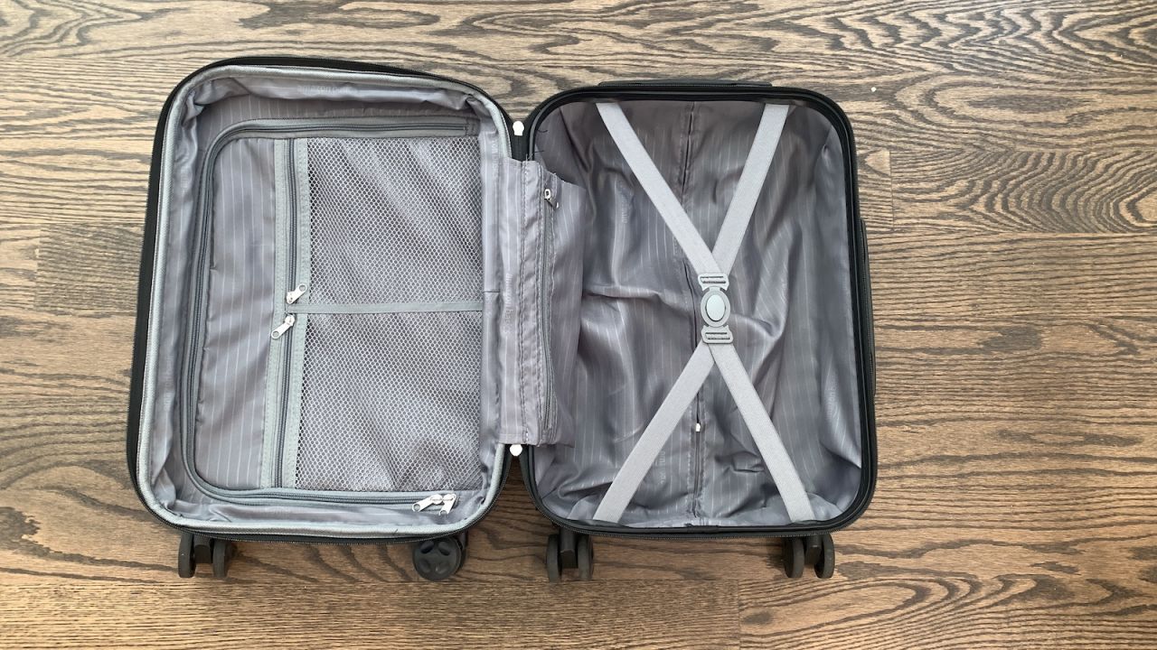 Away Carry-On vs. Amazon Basics Hardside Spinner luggage | CNN Underscored