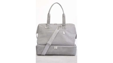 underlined beis weekender bag