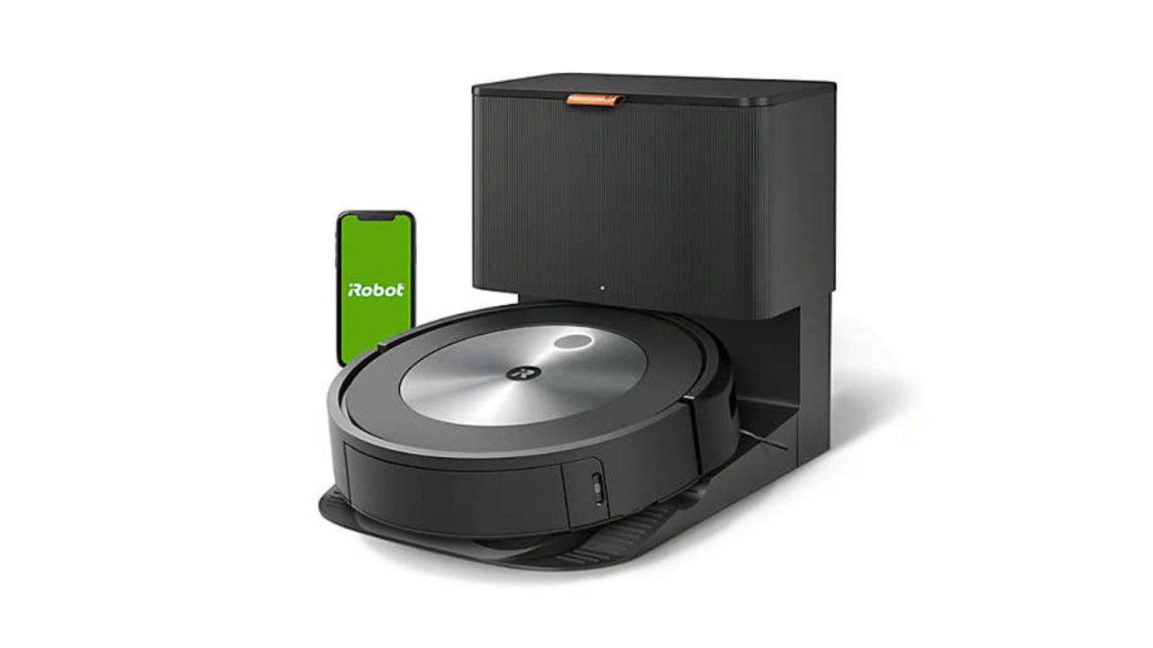 iRobot Roomba j7+ (7550) Wi-Fi-Connected, Self-Emptying Robot Vacuum