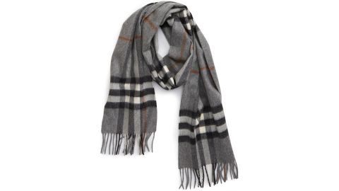 Burberry Giant Icon Check Cashmere Scarf